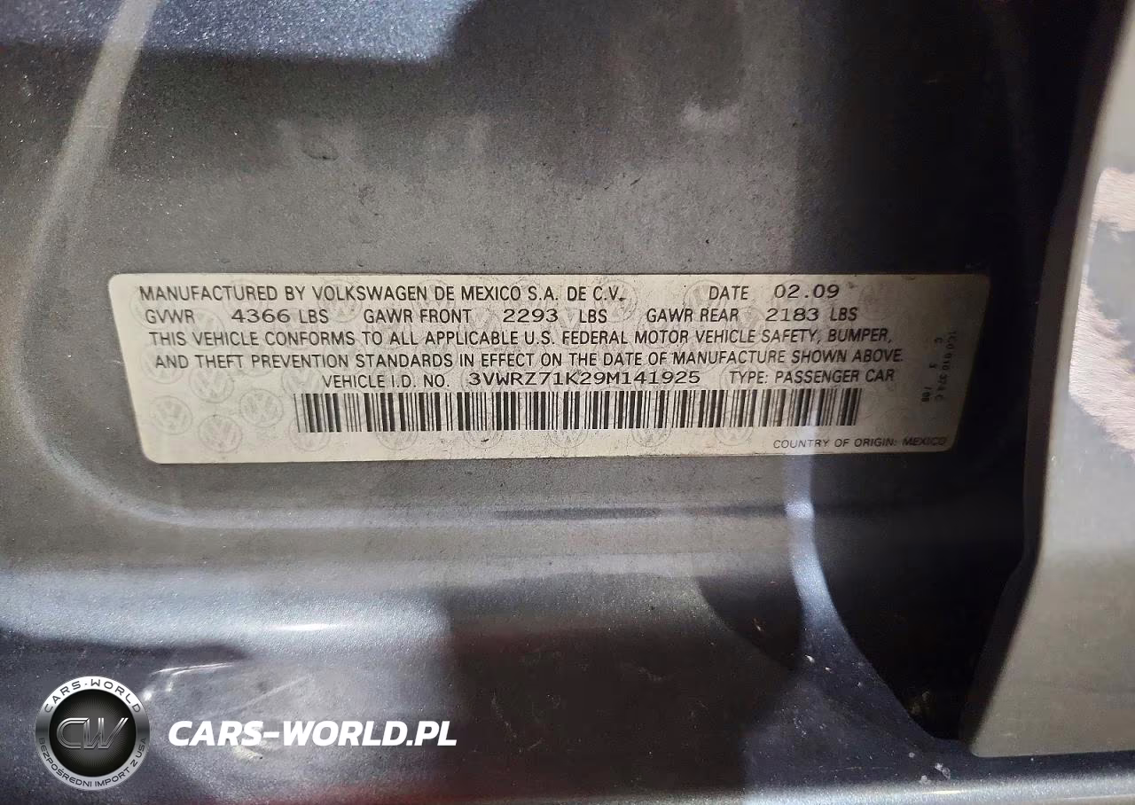 2009 Volkswagen Jetta Se VIN:3VWRZ71K29M141925 - 12