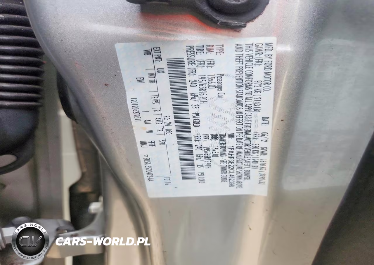 2012 Ford Focus S VIN:1FAHP3E22CL462398 - 13
