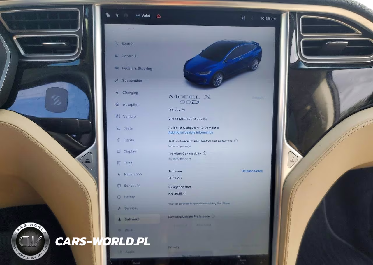 2016 Tesla Model X VIN:5YJXCAE29GF007143 - 9