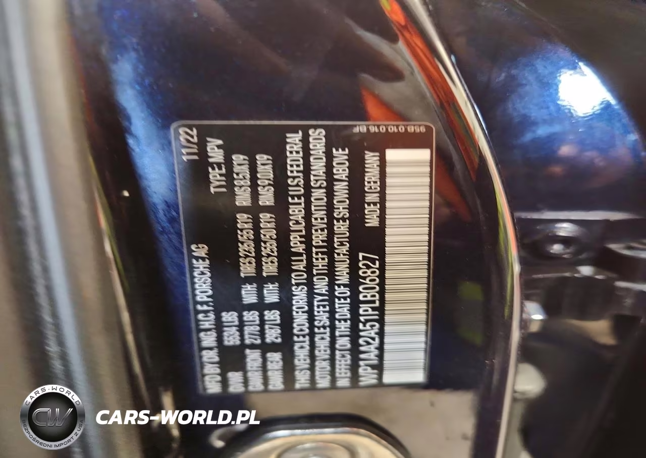 2023 Porsche Macan Base VIN:WP1AA2A51PLB06827 - 13