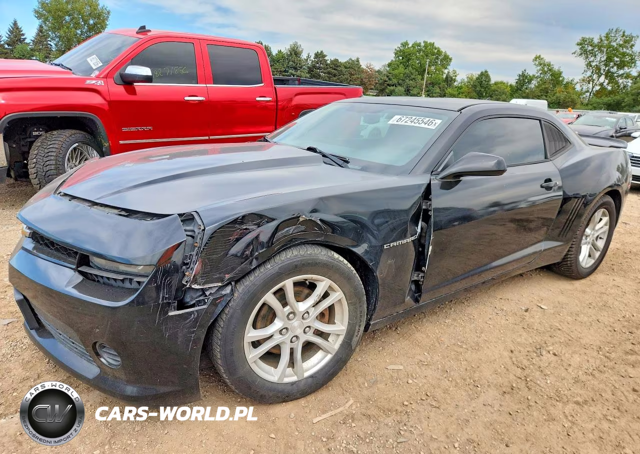 2014 Chevrolet Camaro Ls VIN:2G1FE1E37E9127628 - 1