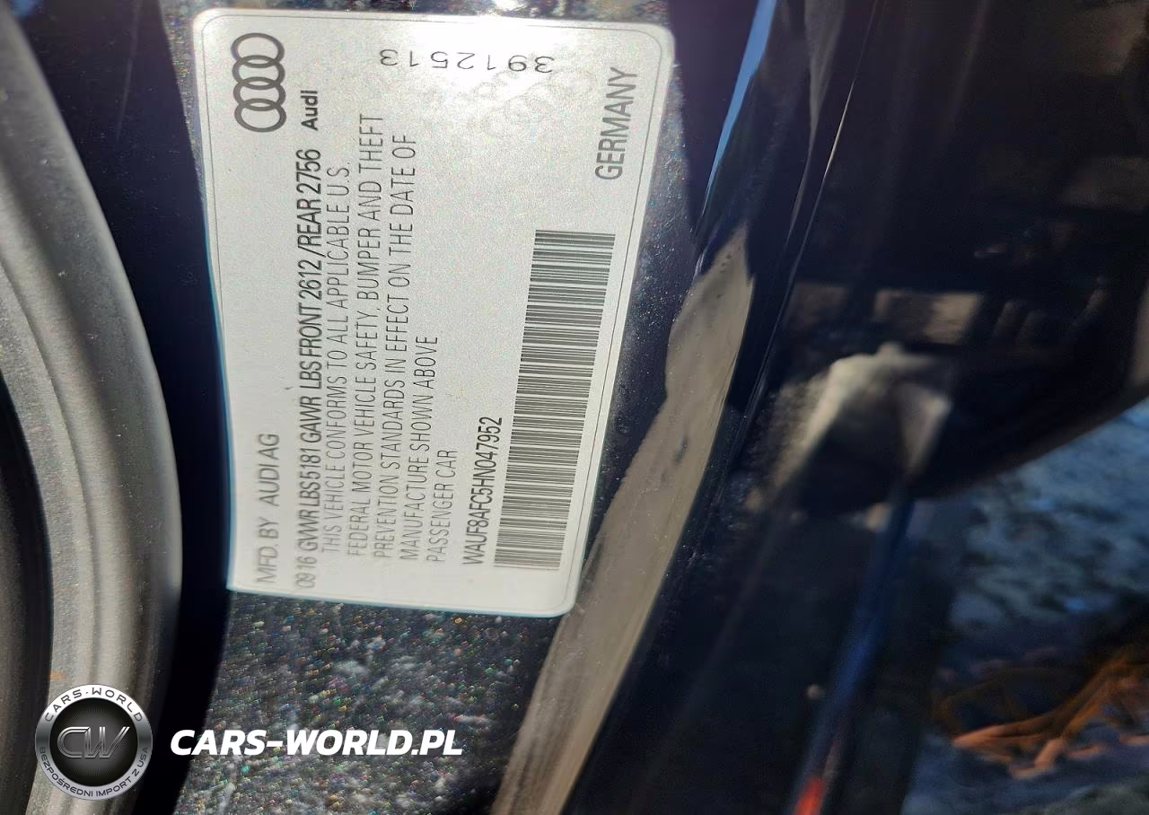 2017 Audi A6 Premium VIN:WAUF8AFC5HN047952 - 12