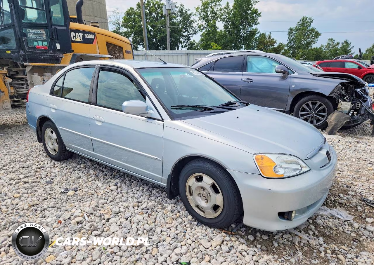 2003 Honda Civic Hybrid VIN:JHMES966X3S021901 - 4