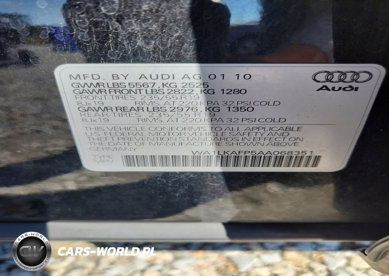 2010 Audi Q5 Premium Plus VIN:WA1LKAFP5AA068351 - 13
