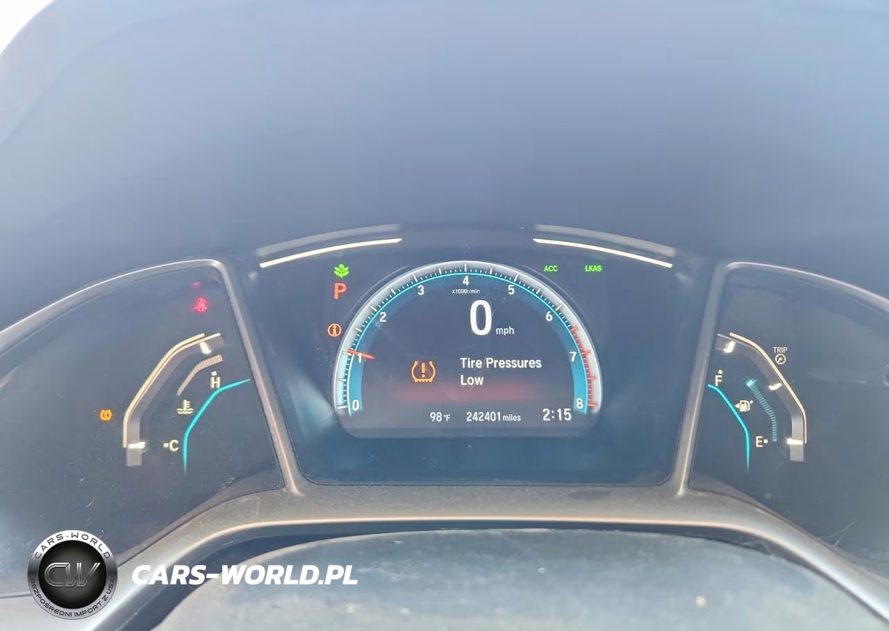 2019 Honda Civic Ex VIN:19XFC1F3XKE002017 - 9
