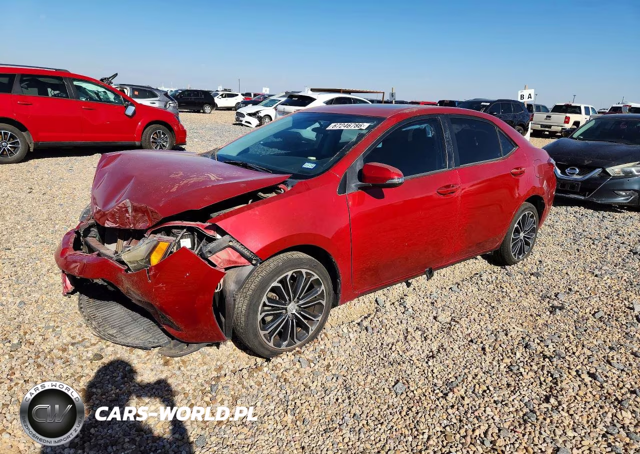 2016 Toyota Corolla S Plus VIN:5YFBURHEXGP405848 - 1