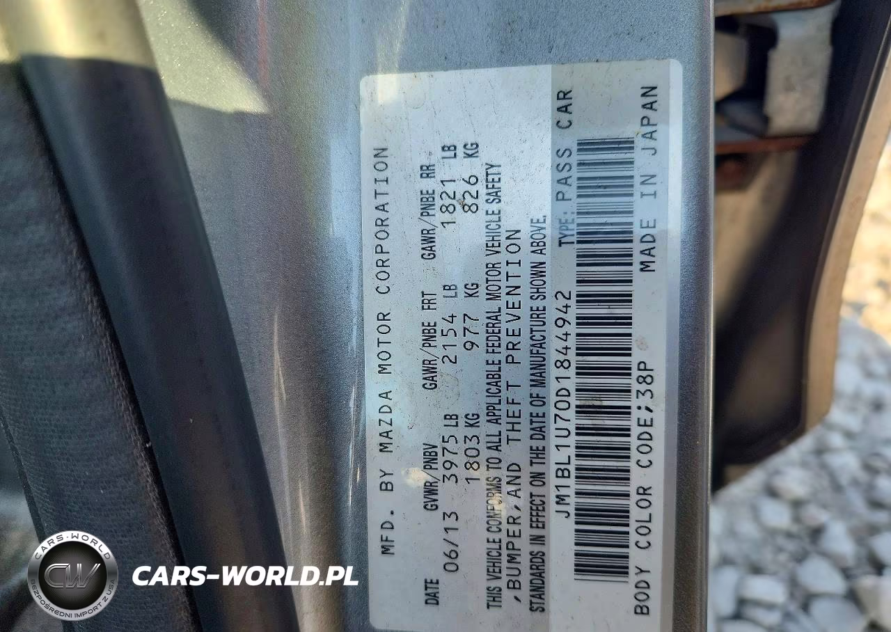 2013 Mazda 3 I VIN:JM1BL1U70D1844942 - 12