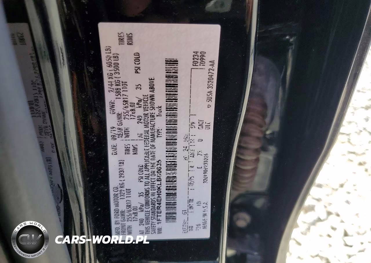 2019 Ford Ranger Xl VIN:1FTER4EH0KLB00635 - 13