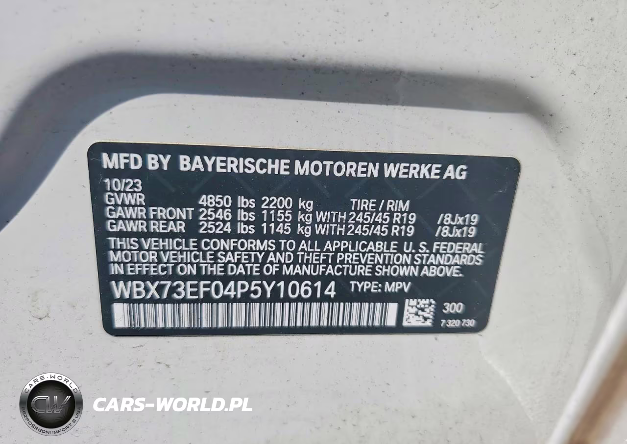 2023 BMW X1 xDrive28I VIN:WBX73EF04P5Y10614 - 13