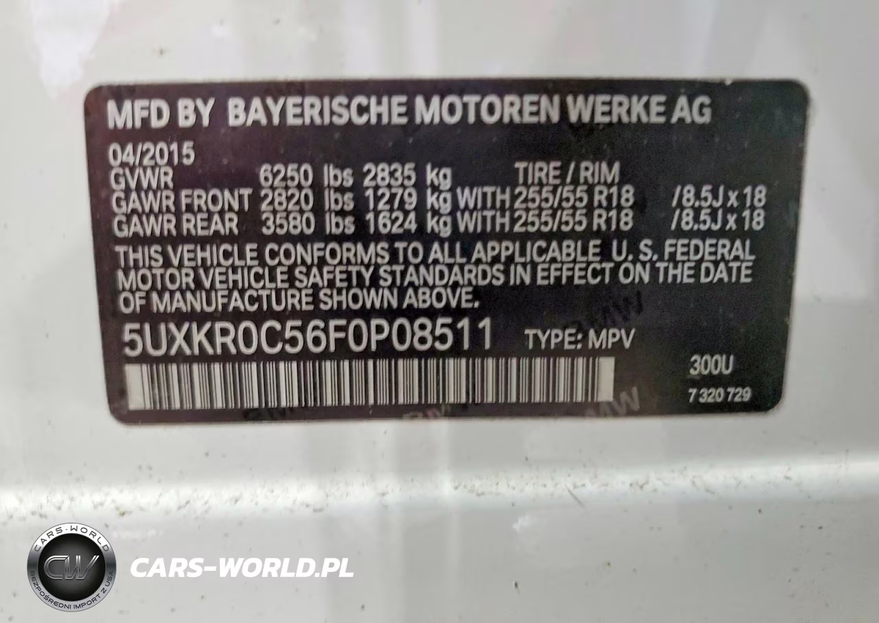 2015 BMW X5 xDrive35I VIN:5UXKR0C56F0P08511 - 13