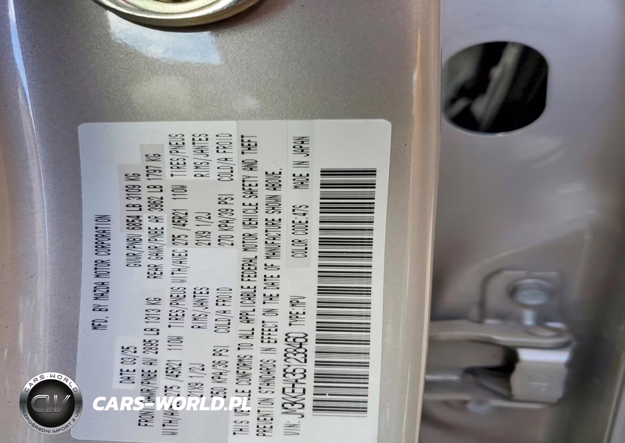2025 Mazda Cx-90 Premium Plus VIN:JM3KKEHA3S1238460 - 13
