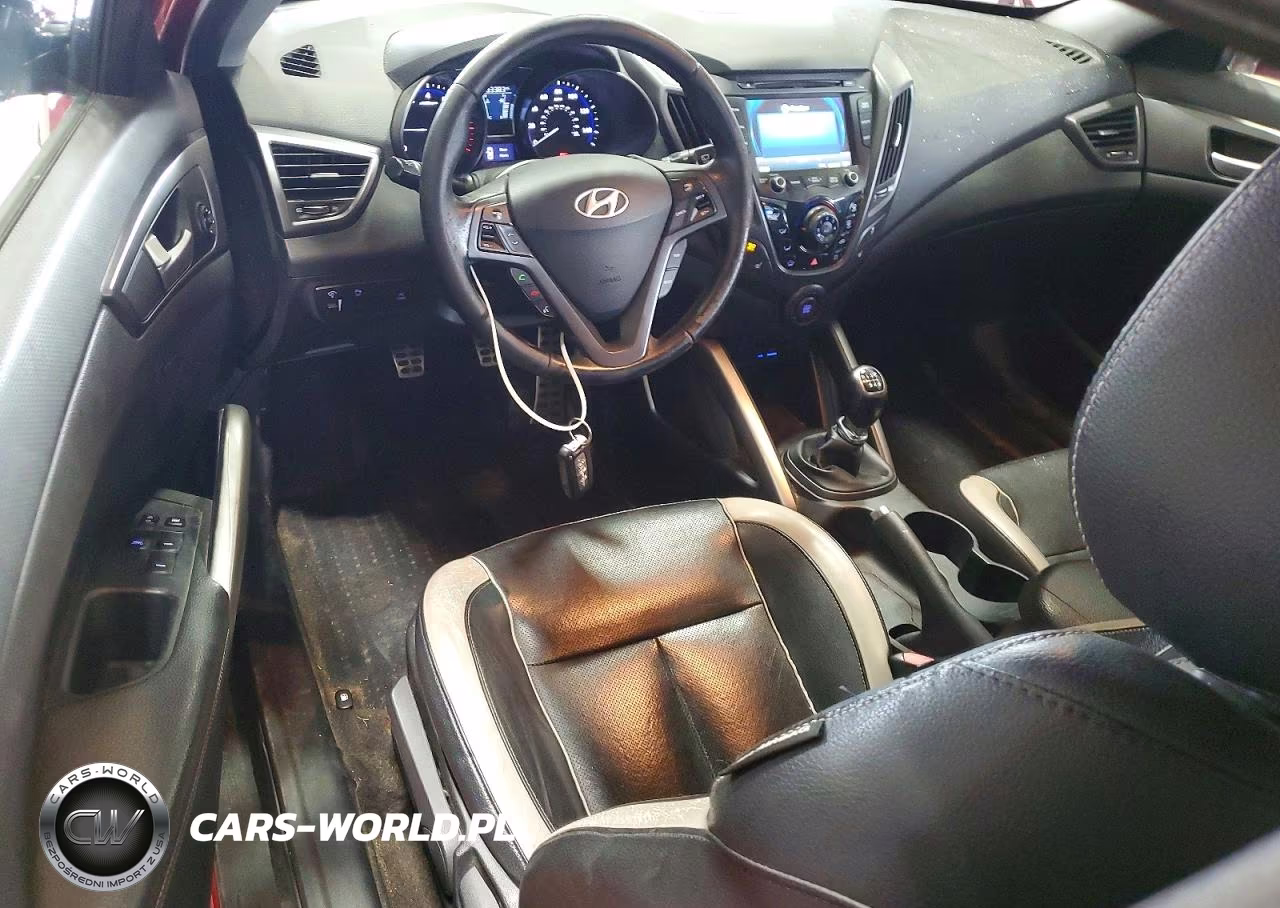 2013 Hyundai Veloster Turbo VIN:KMHTC6AE5DU094713 - 8