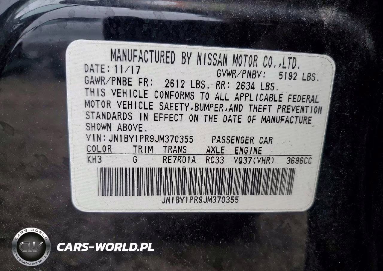 2018 Infiniti Q70L 3.7 Luxe VIN:JN1BY1PR9JM370355 - 13
