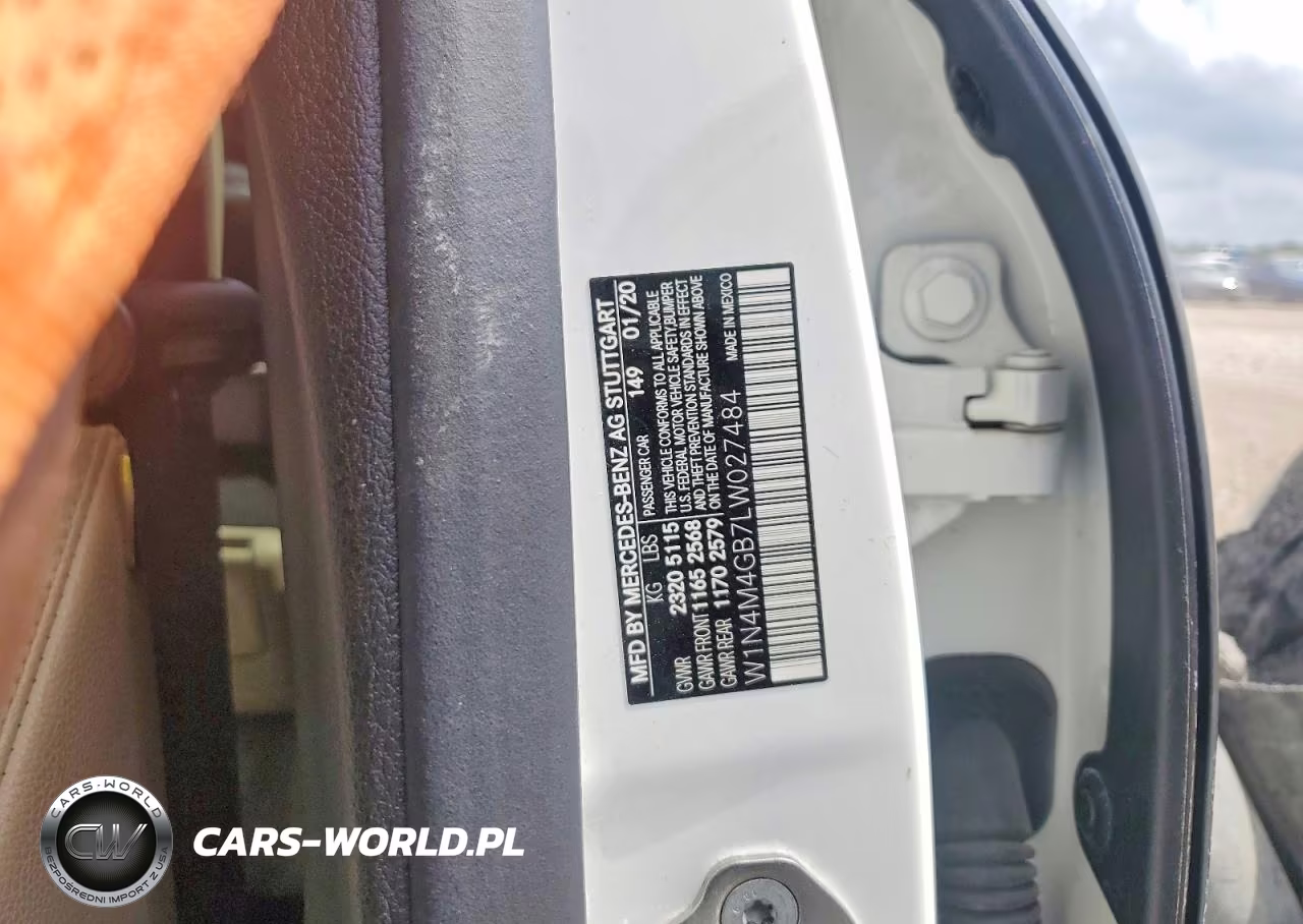 2020 Mercedes-Benz Glb 250 VIN:W1N4M4GB7LW027484 - 14