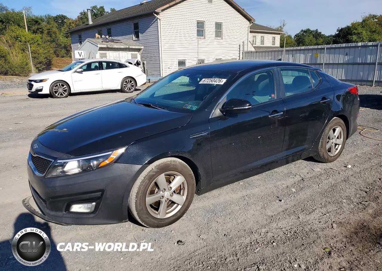 2014 Kia Optima Lx VIN:5XXGM4A78EG273781 - 1