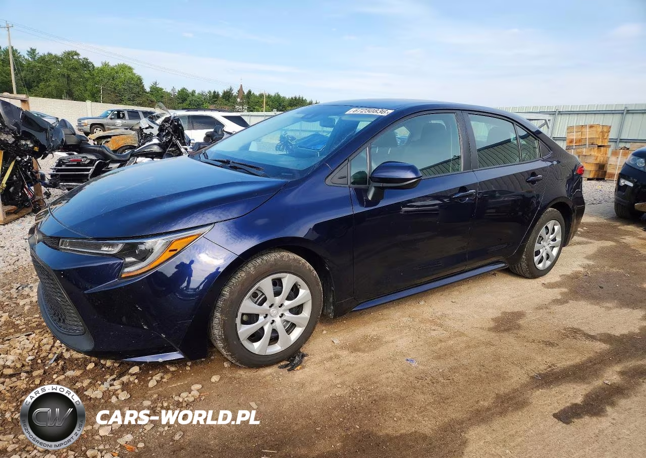 2021 Toyota Corolla Le VIN:5YFEPMAE9MP216492 - 1