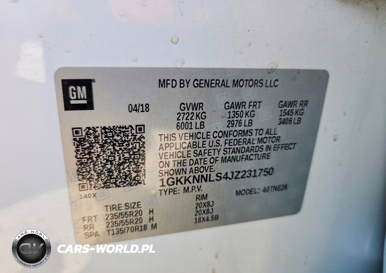2018 GMC Acadia Slt-2 VIN:1GKKNNLS4JZ231750 - 13
