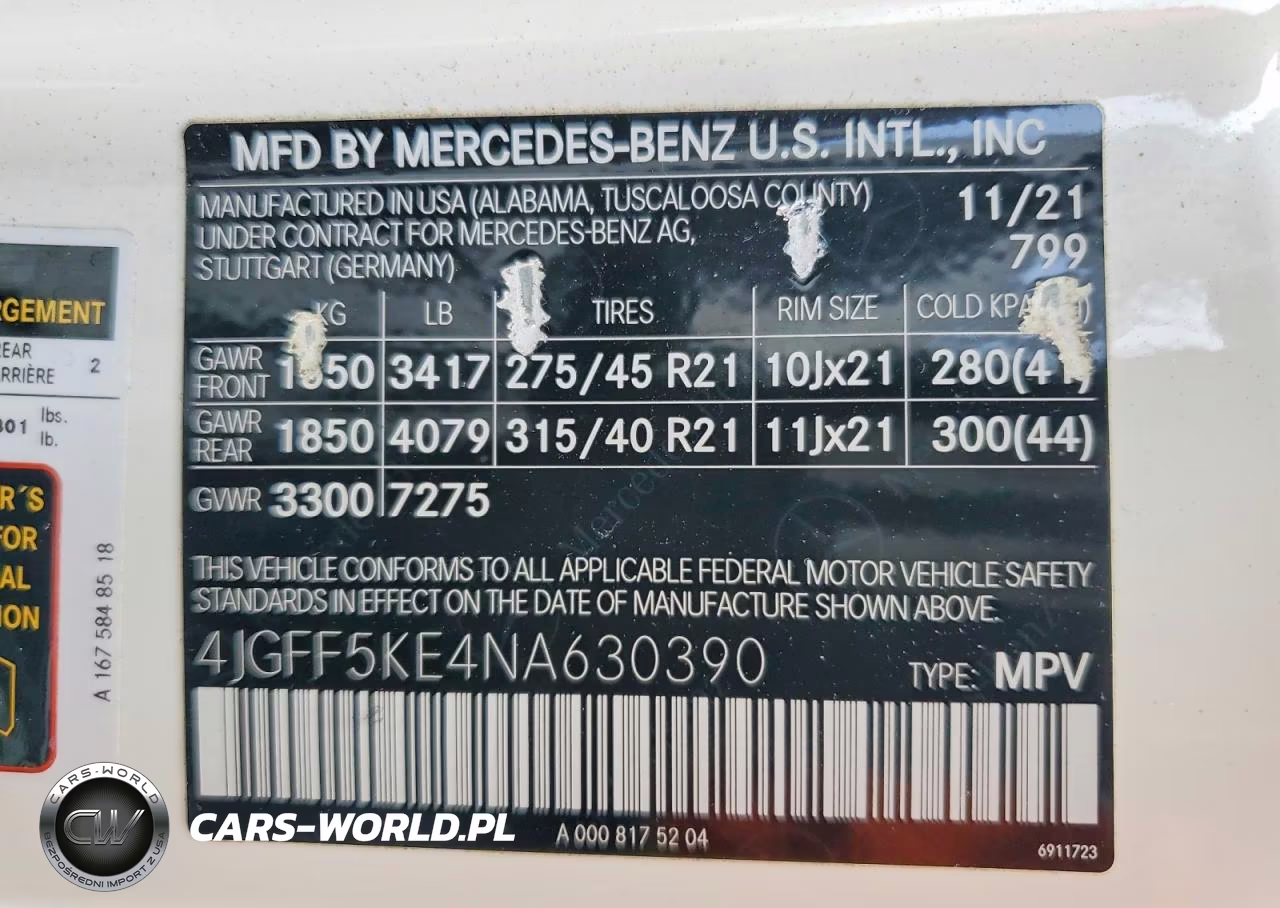 2022 Mercedes-Benz Gls 450 4Matic VIN:4JGFF5KE4NA630390 - 13