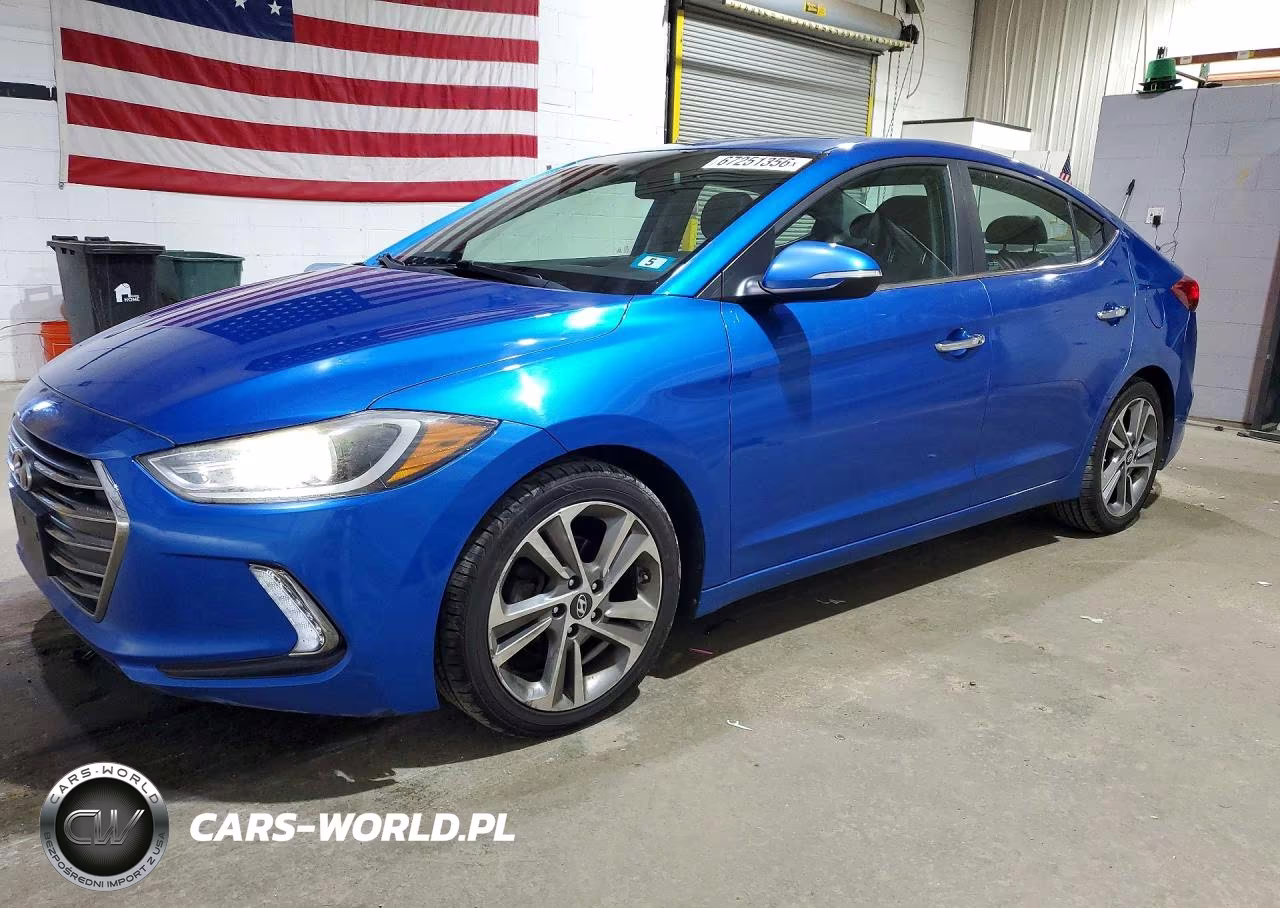 2017 Hyundai Elantra Limited VIN:KMHD84LF6HU284171 - 1
