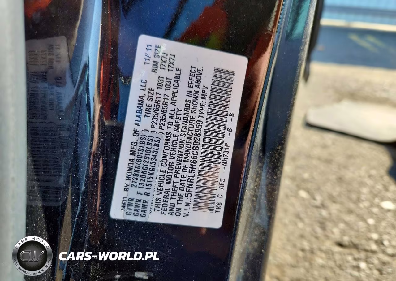 2012 Honda Odyssey Exl VIN:5FNRL5H66CB028959 - 13
