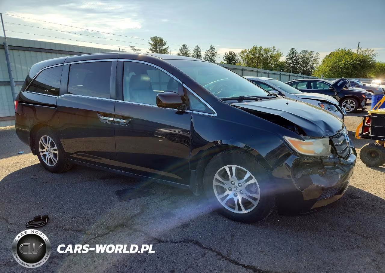 2012 Honda Odyssey Exl VIN:5FNRL5H66CB028959 - 4
