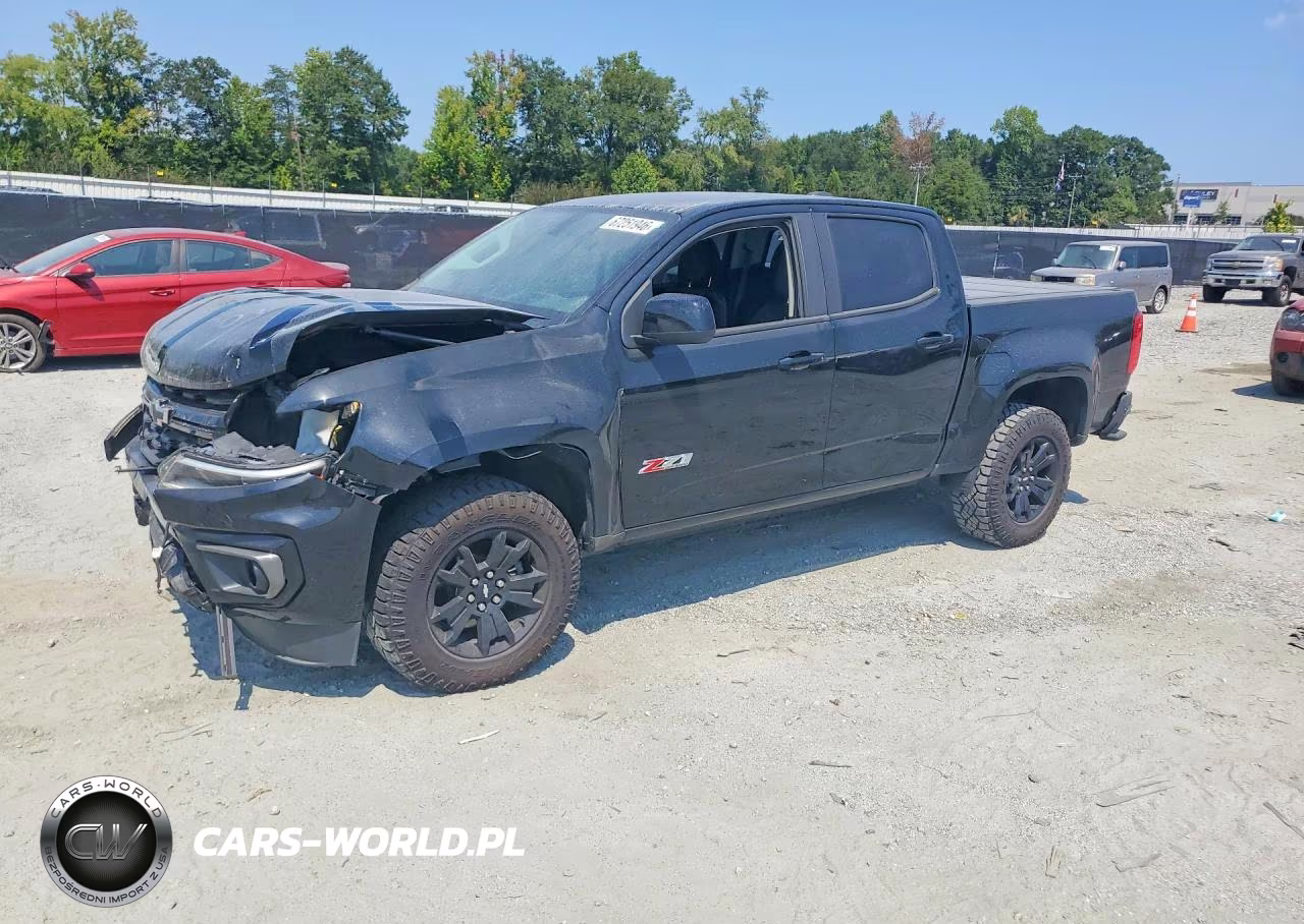 2021 Chevrolet Colorado Z71 VIN:1GCGTDEN5M1253221 - 1