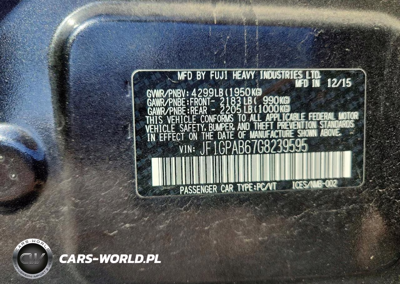2016 Subaru Impreza Premium VIN:JF1GPAB67G8239595 - 12