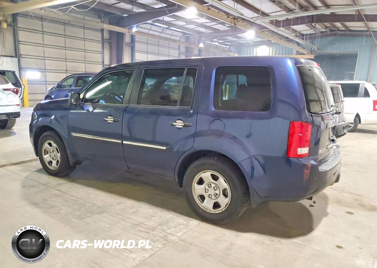 2013 Honda Pilot Lx VIN:5FNYF4H2XDB008001 - 2