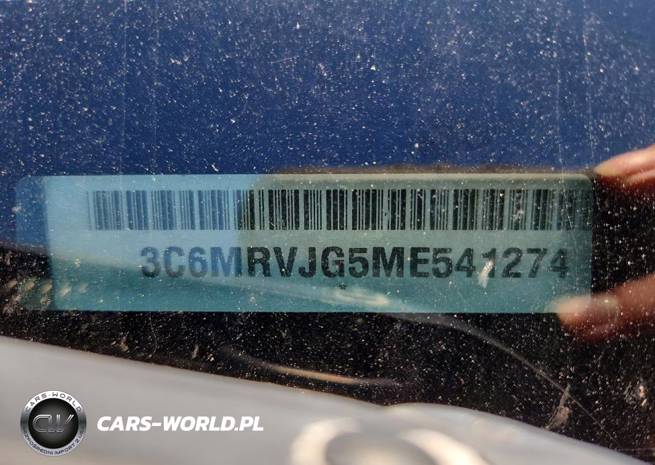 2021 Ram Promaster 3500 Delivery Van VIN:3C6MRVJG5ME541274 - 12