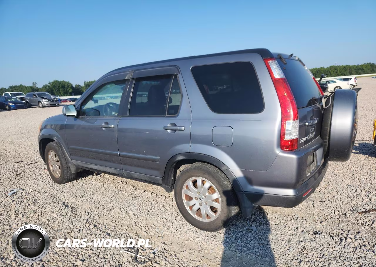 2006 Honda Cr-V Se VIN:SHSRD78966U433218 - 2