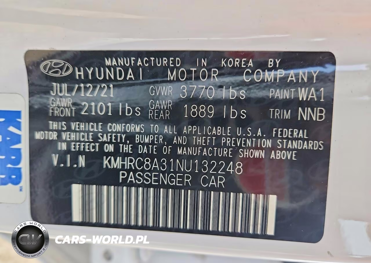 2022 Hyundai Venue Limited VIN:KMHRC8A31NU132248 - 13
