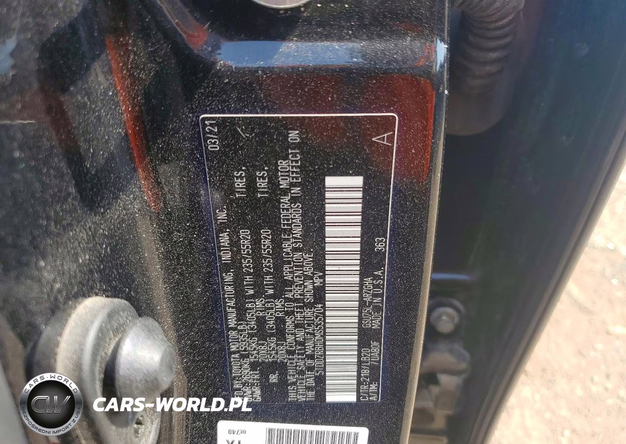 2021 Toyota Highlander Limited VIN:5TDDZRBH0MS535704 - 13