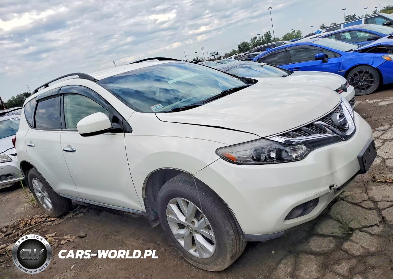 2014 Nissan Murano Sv VIN:JN8AZ1MW3EW530499 - 4