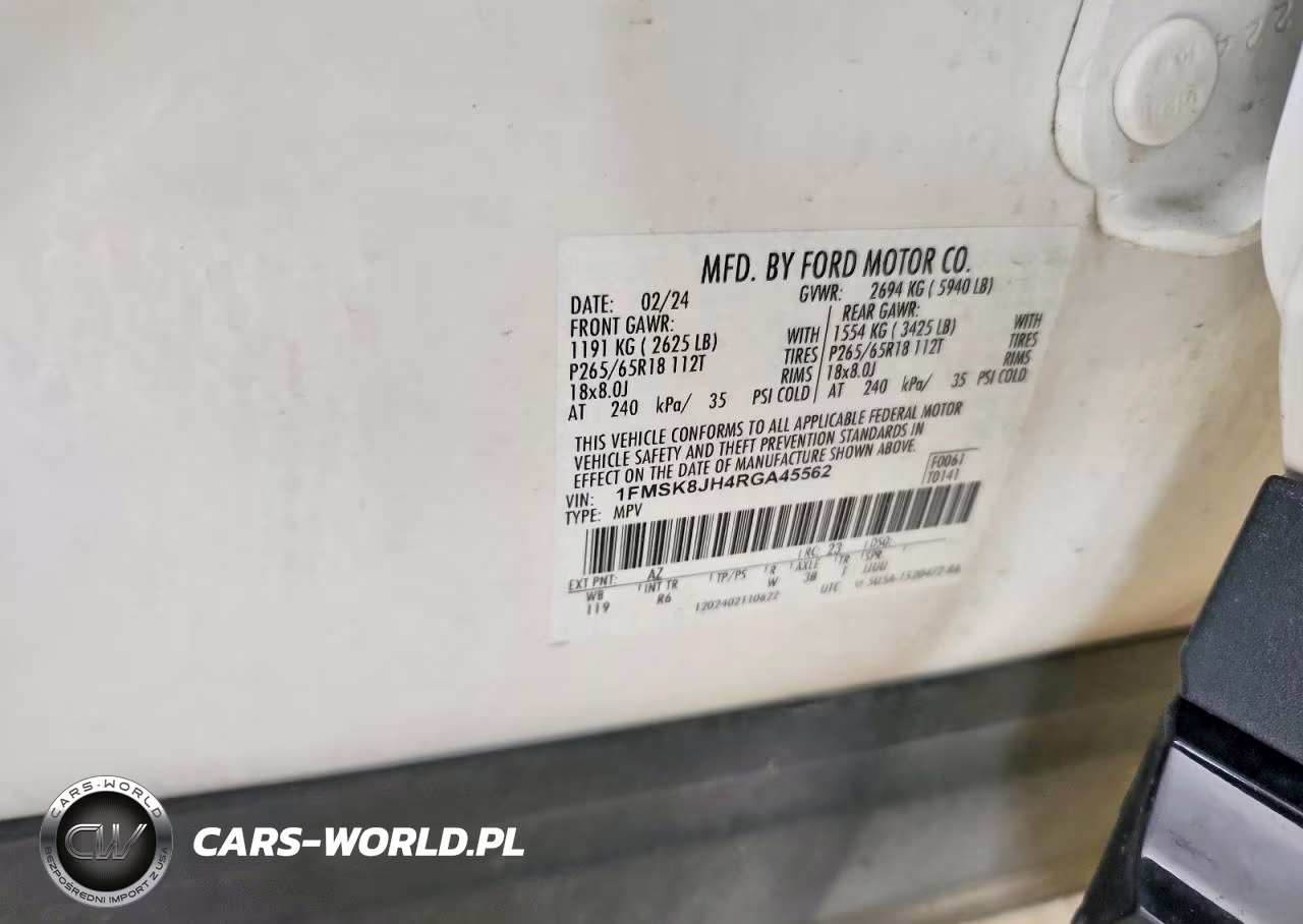 2024 Ford Explorer Timberline VIN:1FMSK8JH4RGA45562 - 13