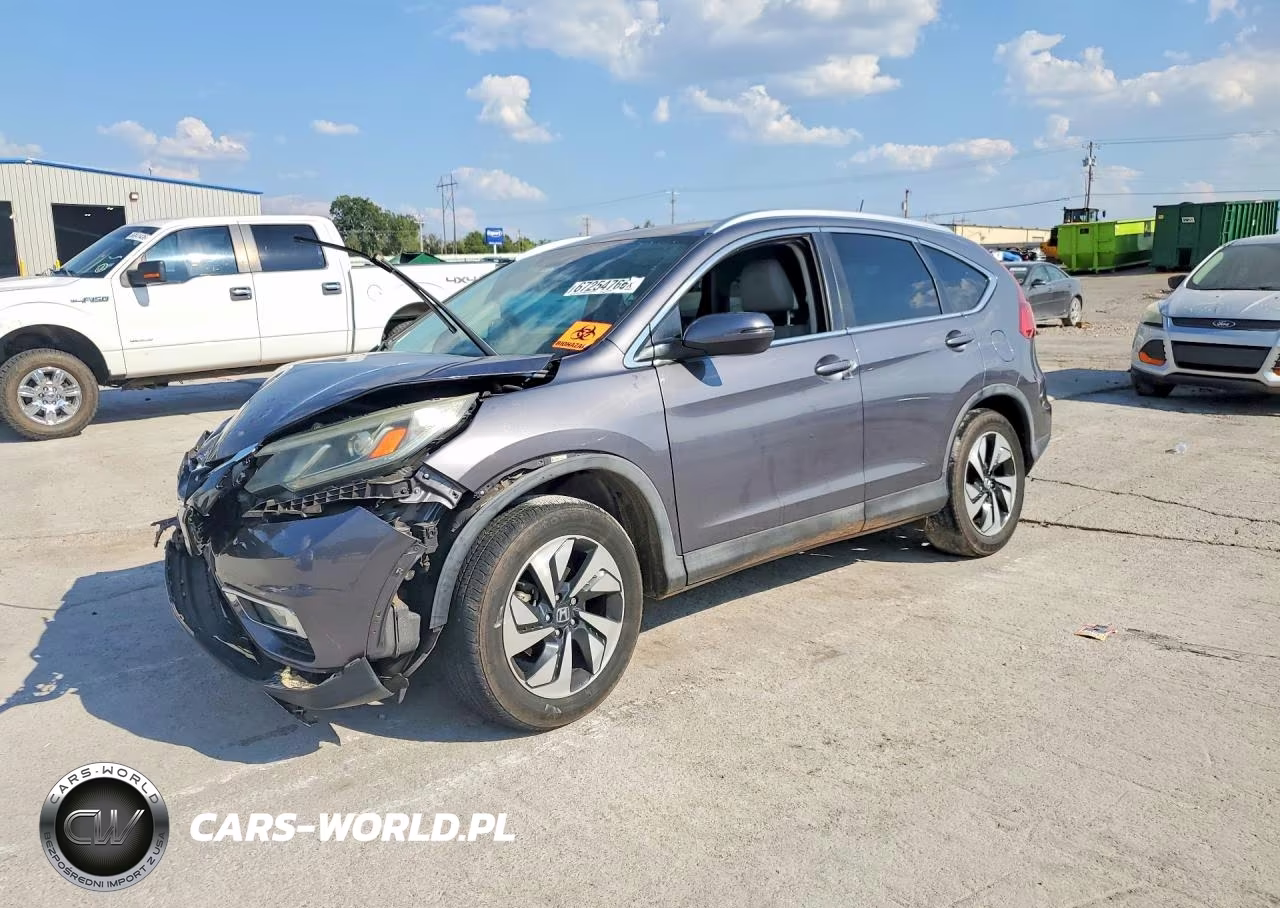 2015 Honda Cr-V Touring VIN:5J6RM4H92FL105324 - 1