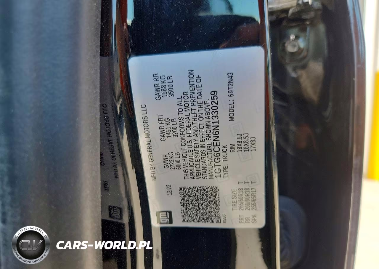 2022 GMC Canyon Elevation VIN:1GTG6CEN6N1330259 - 12