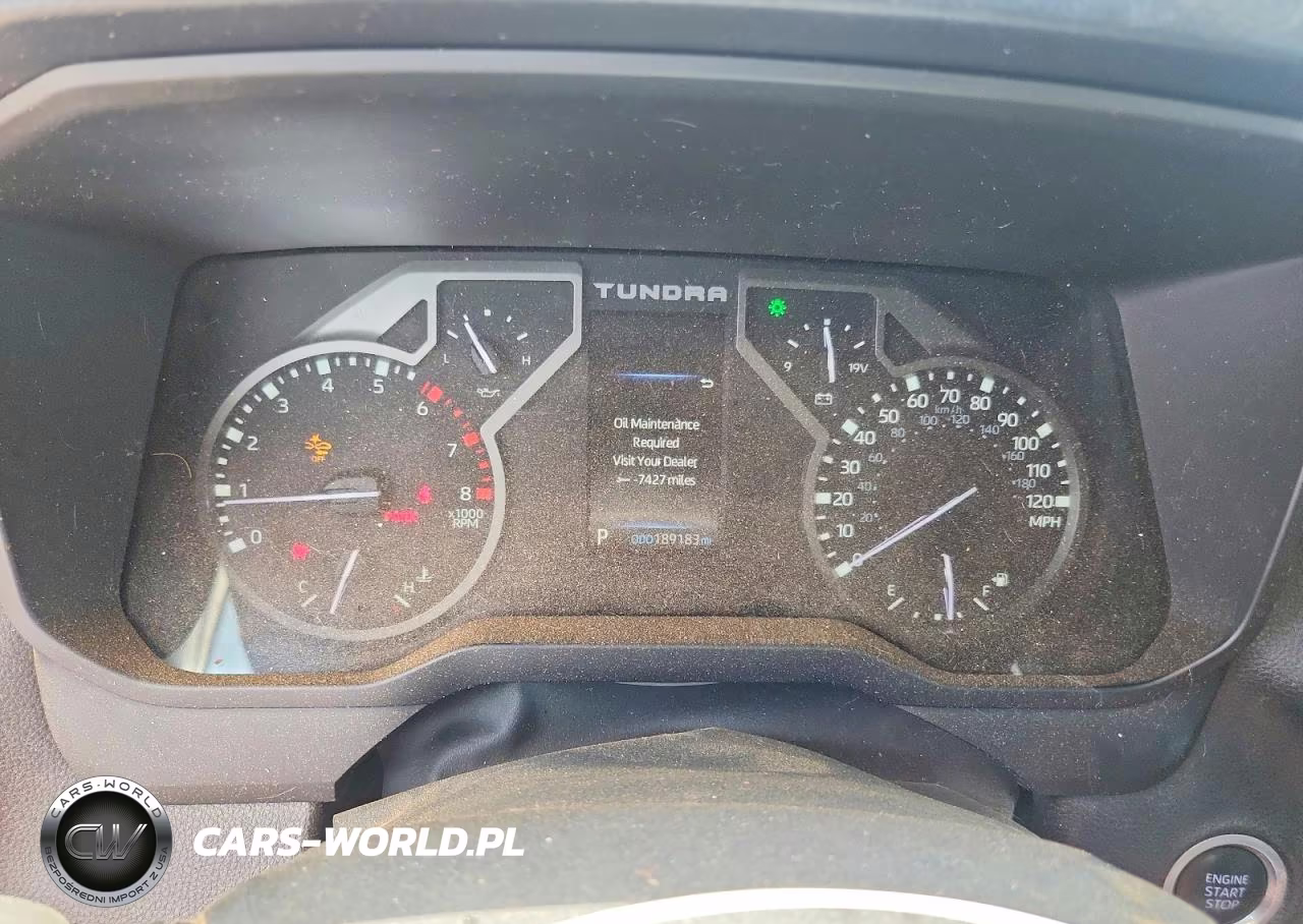 2022 Toyota Tundra Sr VIN:5TFKB5CD5NX001397 - 9