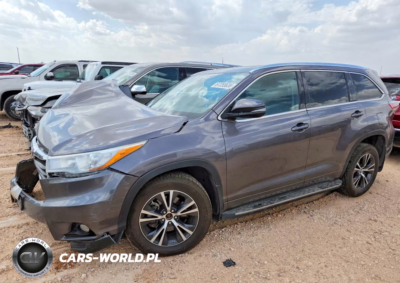 2016 Toyota Highlander Xle VIN:5TDKKRFH5GS155459 - 1