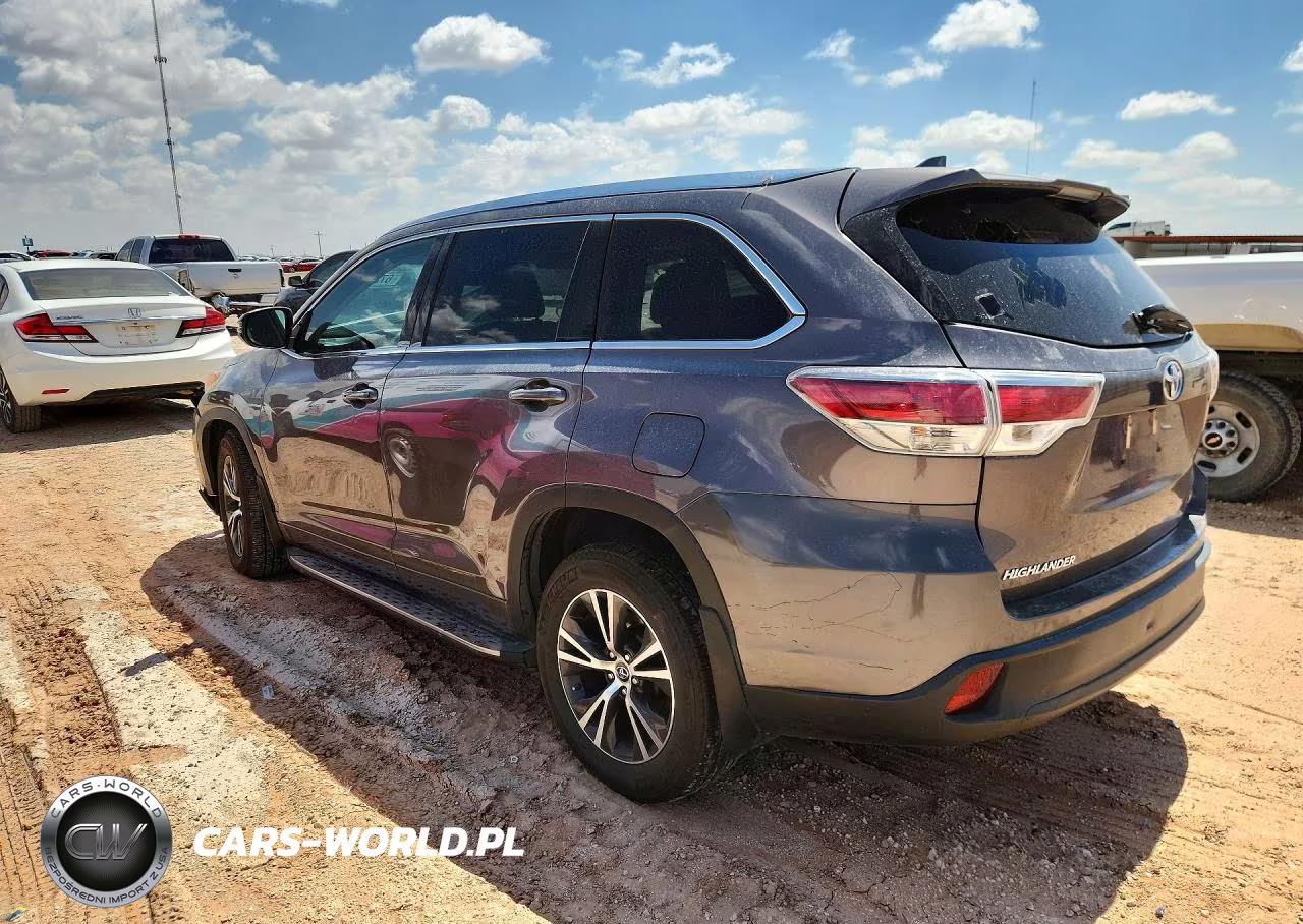 2016 Toyota Highlander Xle VIN:5TDKKRFH5GS155459 - 2