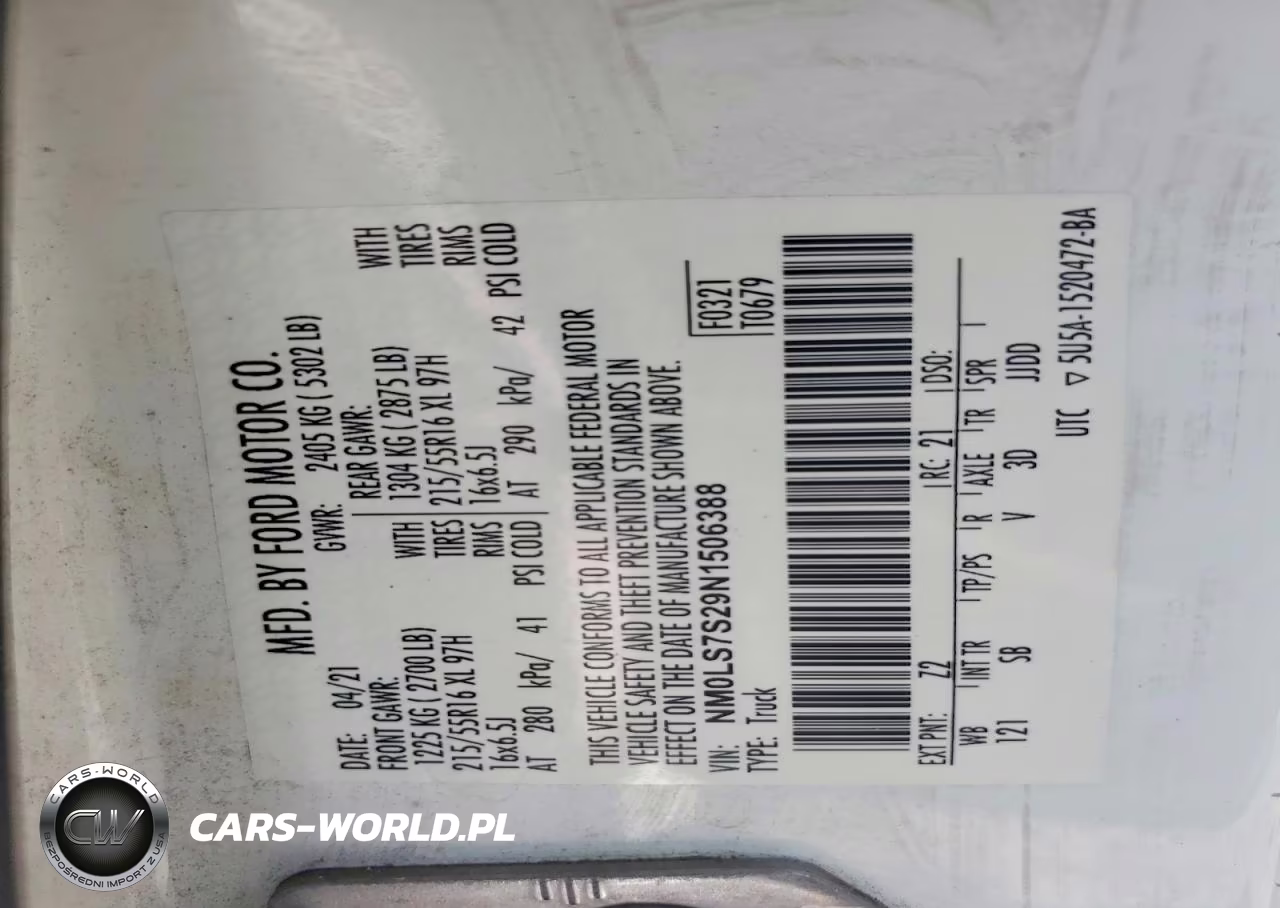 2022 Ford Transit Connect Xl Delivery Van VIN:NM0LS7S29N1506388 - 12