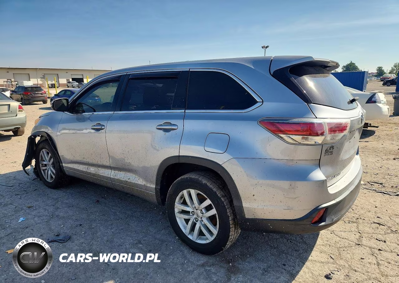 2014 Toyota Highlander Le VIN:5TDZARFH9ES006356 - 2