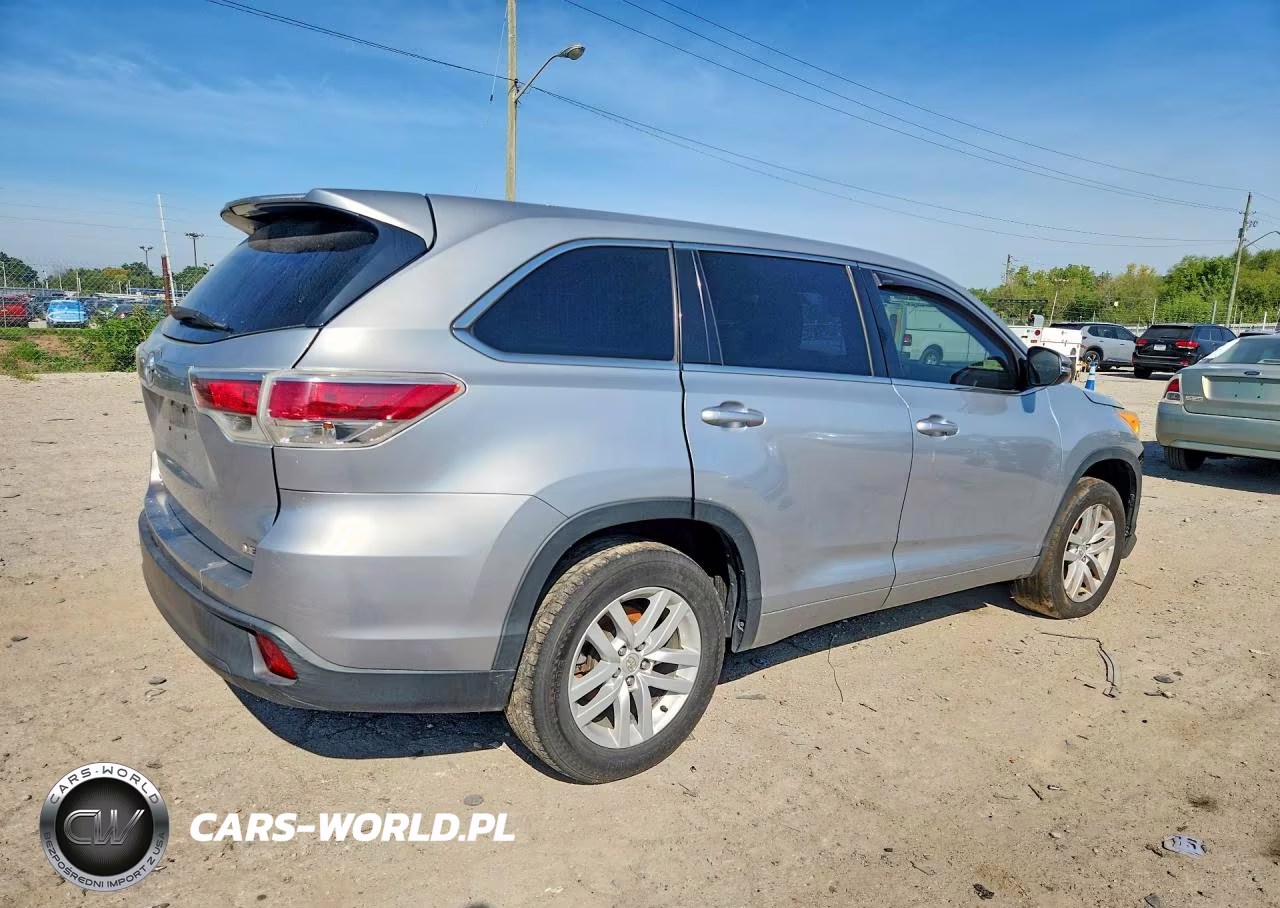 2014 Toyota Highlander Le VIN:5TDZARFH9ES006356 - 3