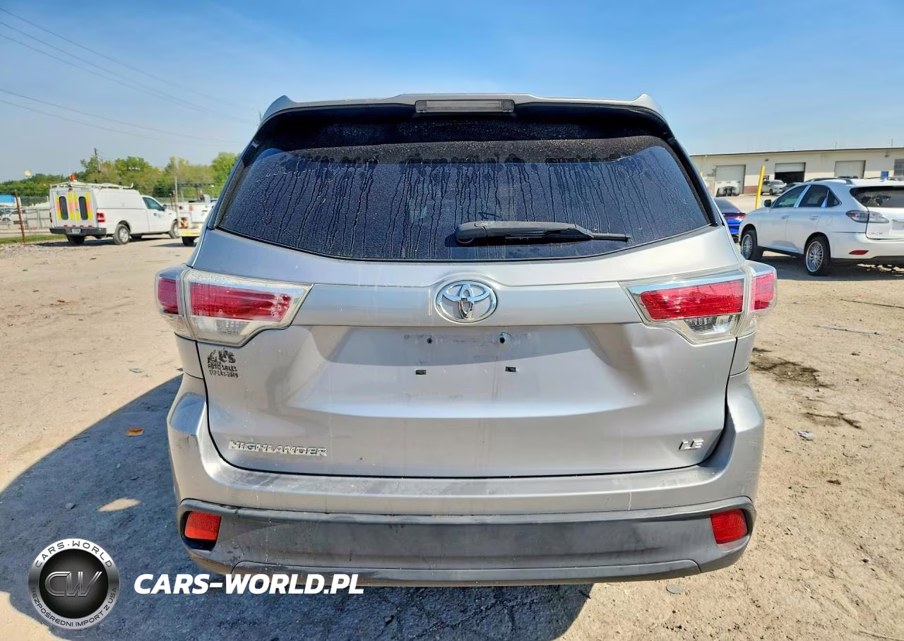 2014 Toyota Highlander Le VIN:5TDZARFH9ES006356 - 6