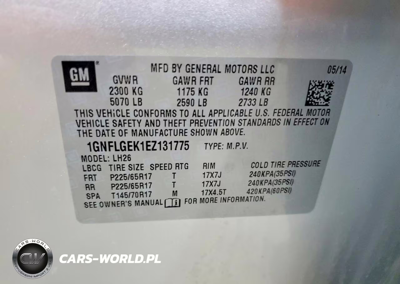 2014 Chevrolet Equinox Lt VIN:1GNFLGEK1EZ131775 - 13