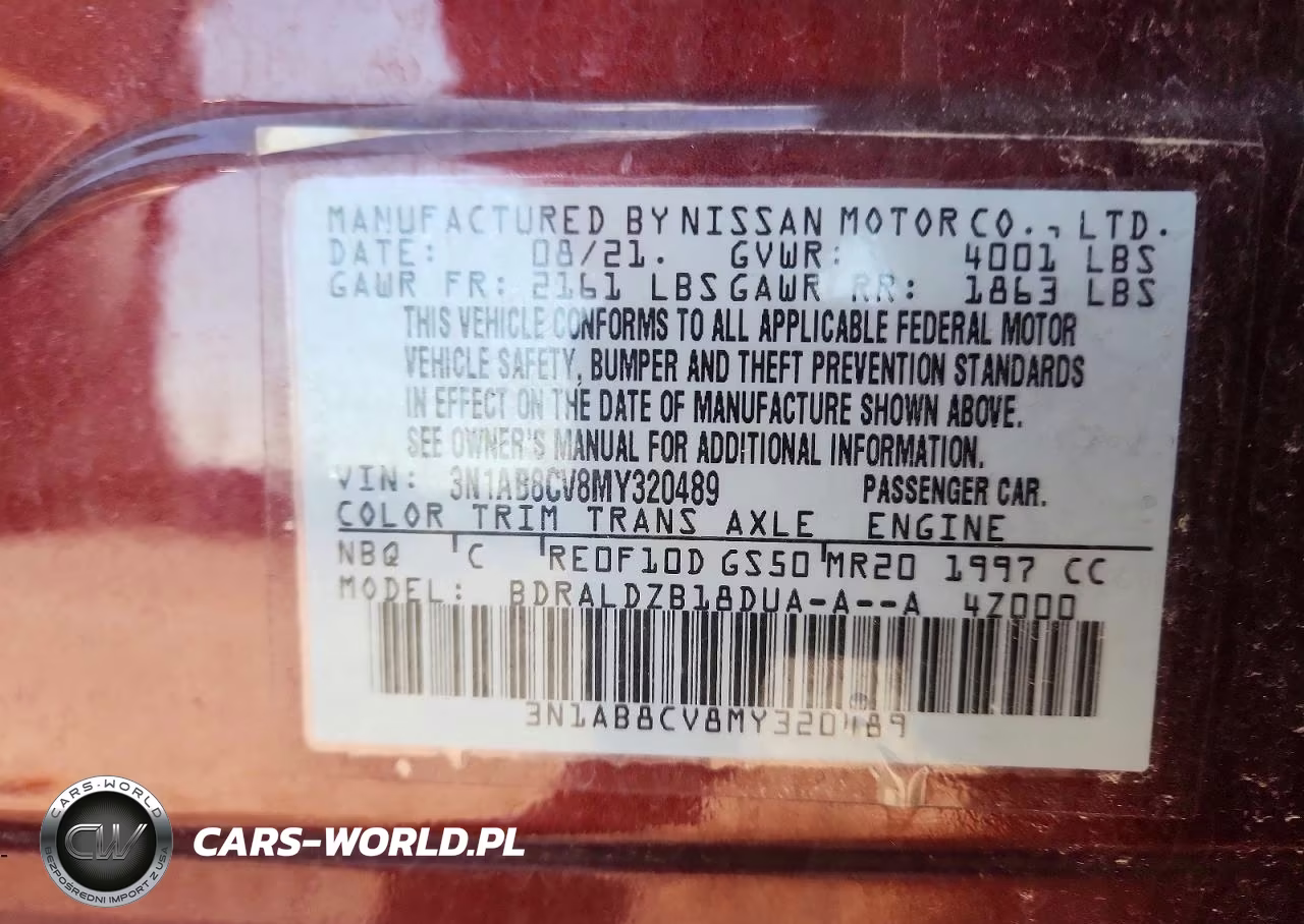 2021 Nissan Sentra Sv VIN:3N1AB8CV8MY320489 - 12