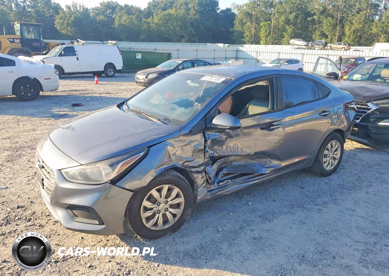 2018 Hyundai Accent Se VIN:3KPC24A34JE013298 - 1