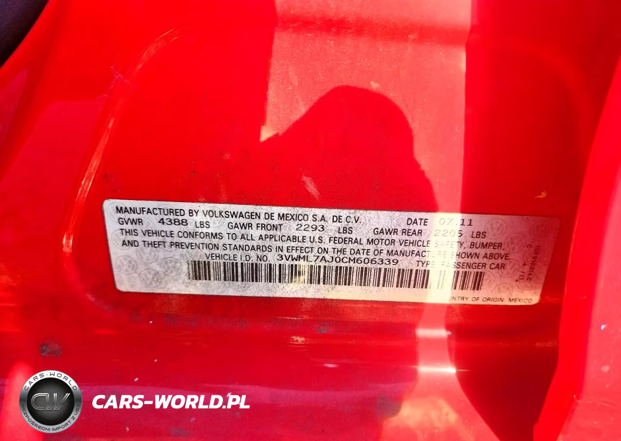2012 Volkswagen Jetta Tdi VIN:3VWML7AJ0CM606339 - 12
