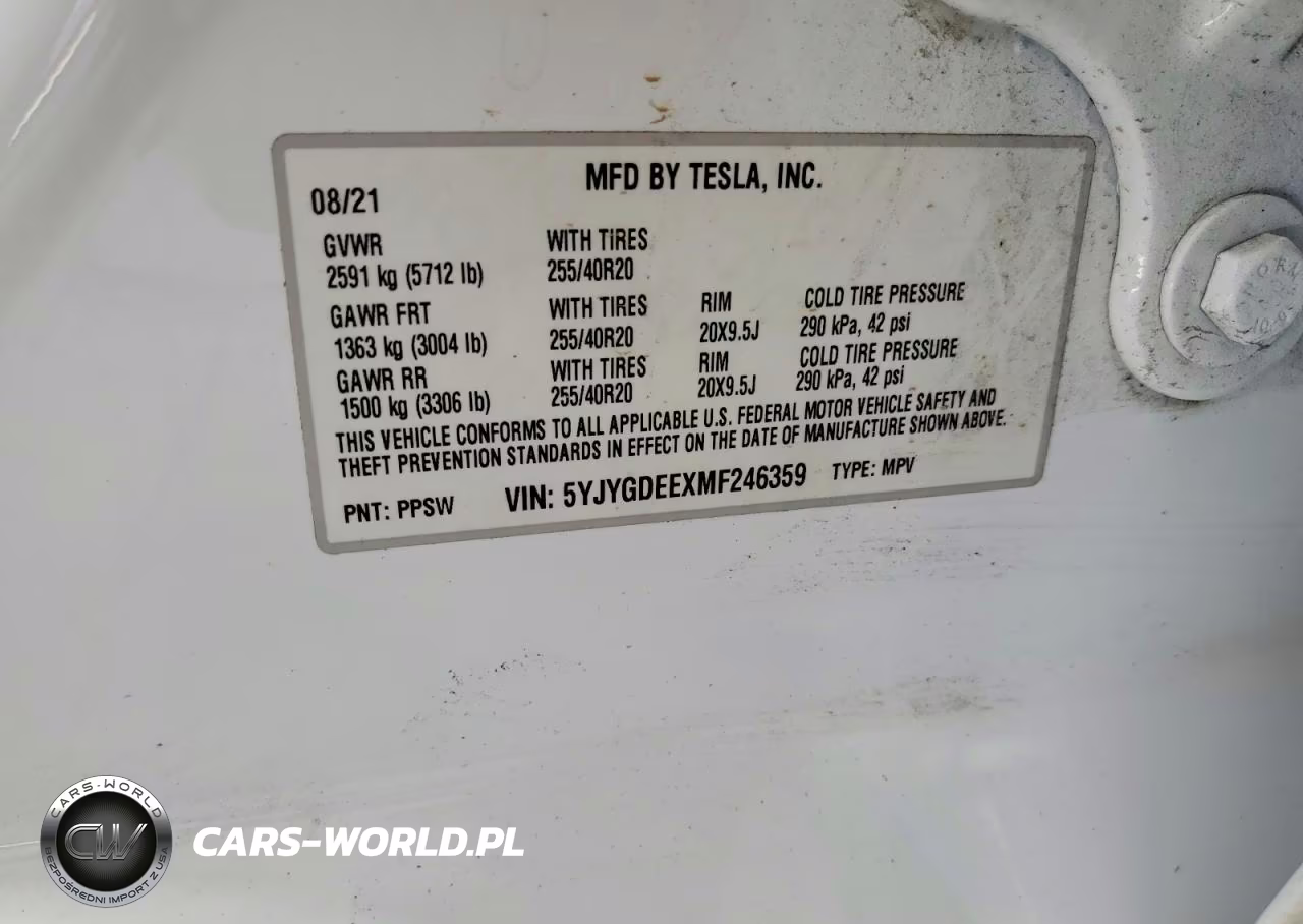 2021 Tesla Model Y VIN:5YJYGDEEXMF246359 - 14