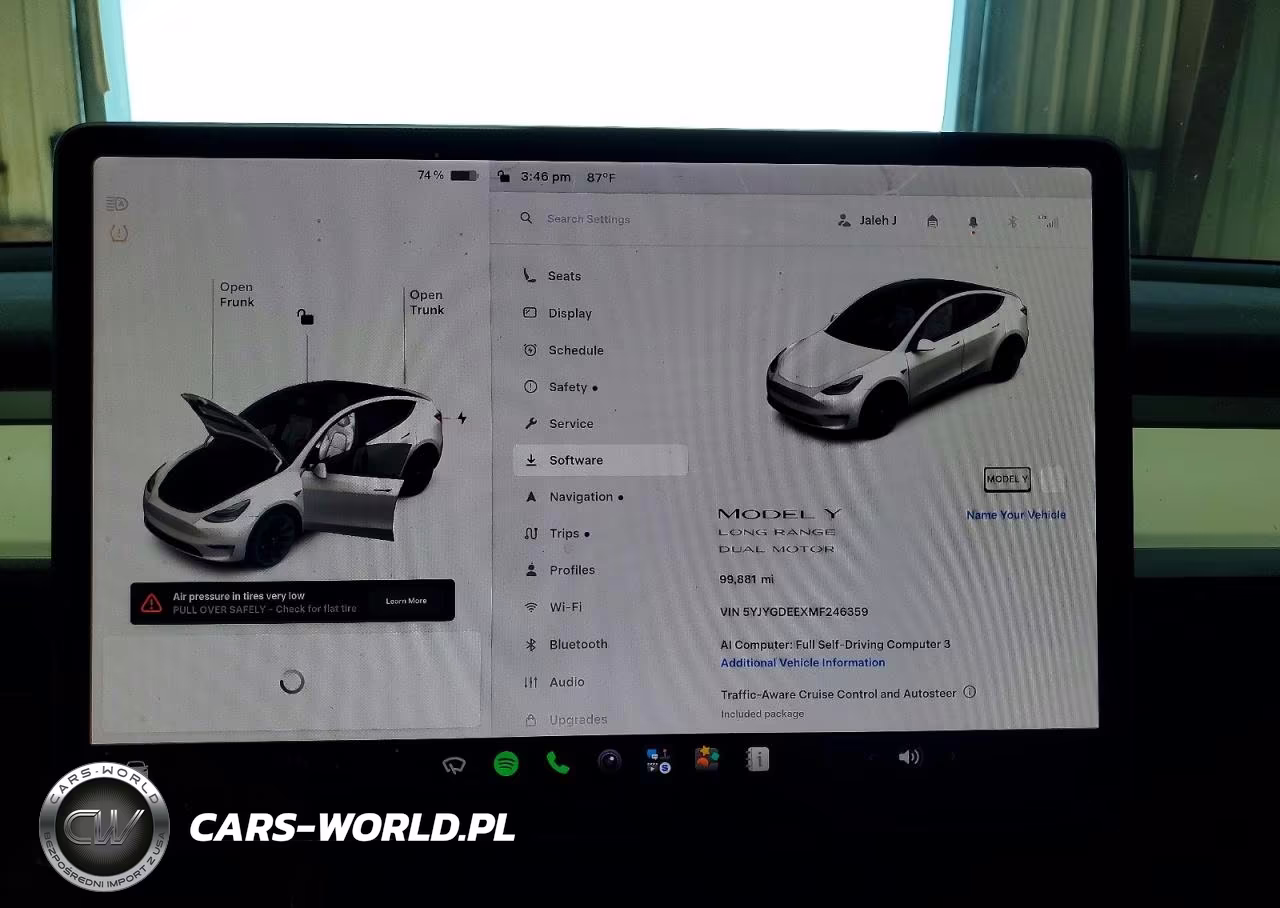 2021 Tesla Model Y VIN:5YJYGDEEXMF246359 - 9