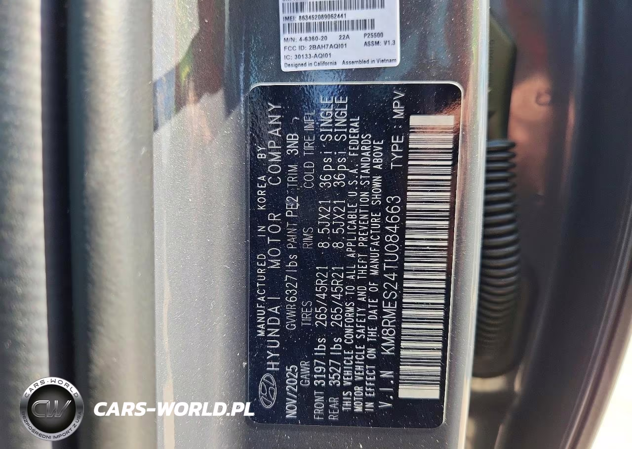 2026 Hyundai Palisade Calligraphy VIN:KM8RMES24TU084663 - 13